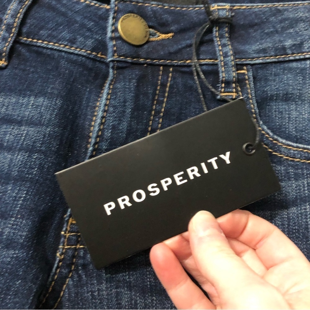 Prosperity Dark Blue Women's Skinny Jeans - Picture 2 of 7